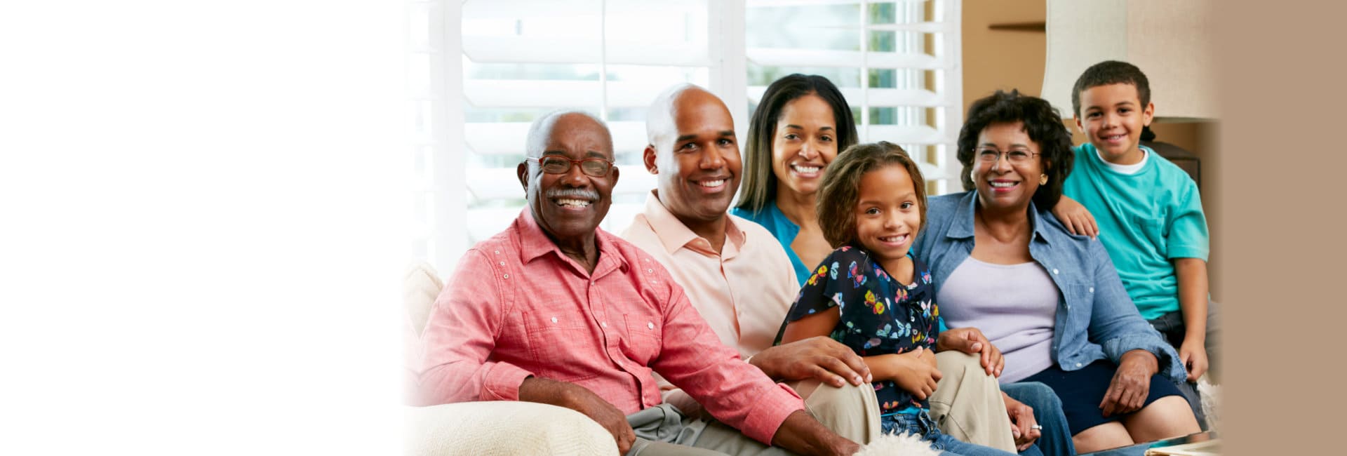 Portrait Of Multi Generation Family Smiling